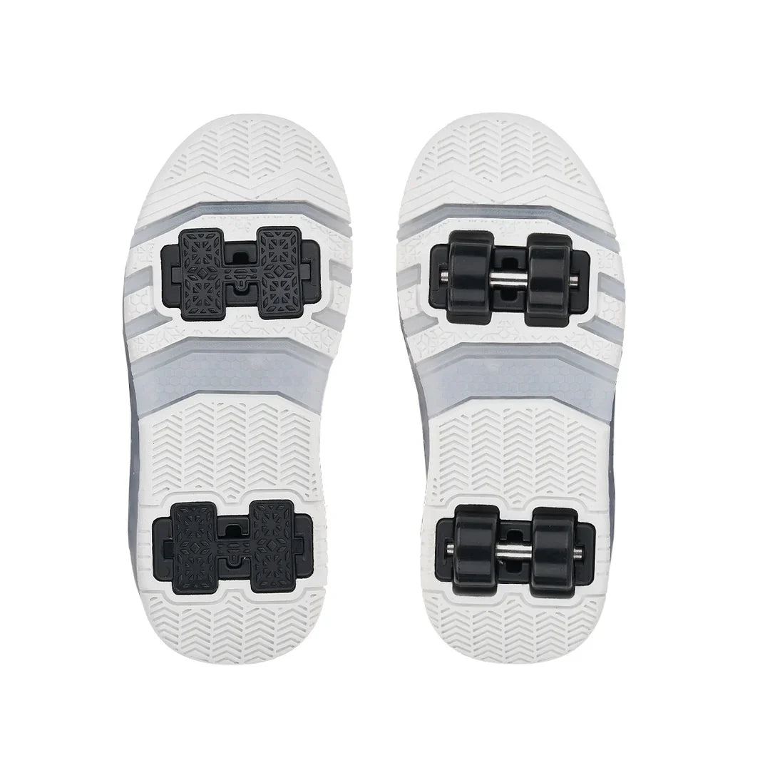 Kız Çocuk Patenli, Işıklı Rahat Mor Spor Ayakkabı&Sneaker | 4 Teker Kaykay Ayakkabı