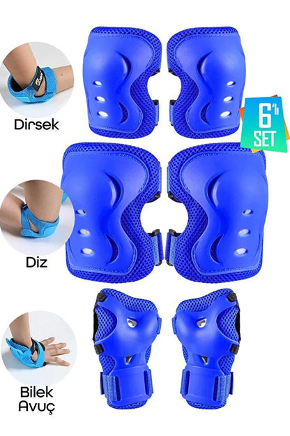 LED Işıklı Çocuk Scooter + Ücretsiz Koruyucu Set (Dengeli & Güvenli Sürüş)