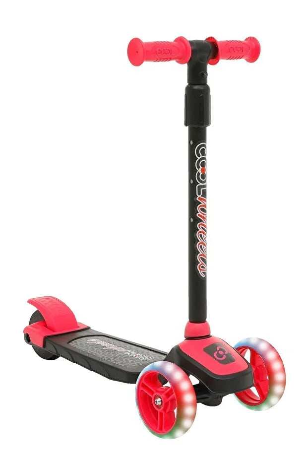 Led Işıklı 3 Tekerlekli Yükseklik Ayarlı Twist Scooter