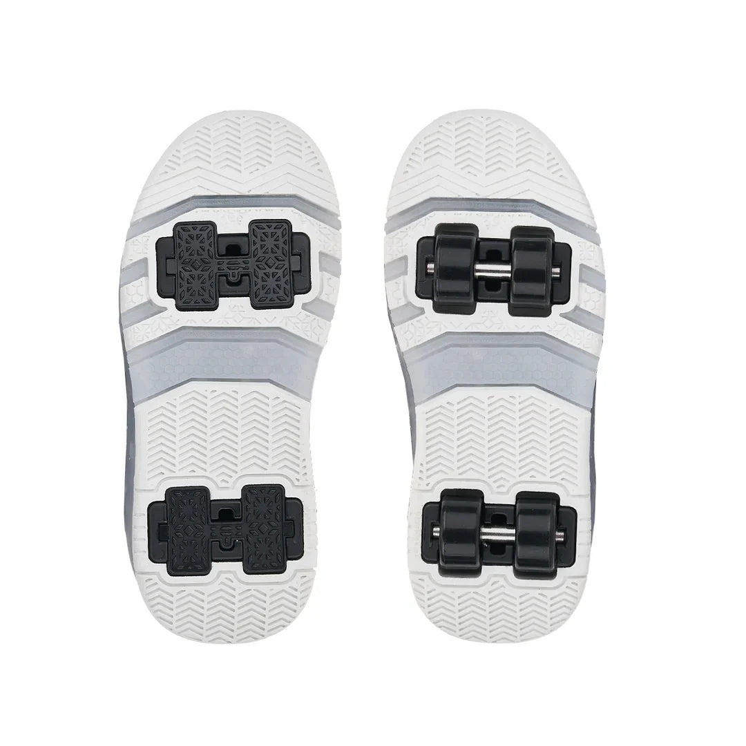 Kız Çocuk Patenli, Işıklı Rahat Mor Spor Ayakkabı&Sneaker | 4 Teker Kaykay Ayakkabı