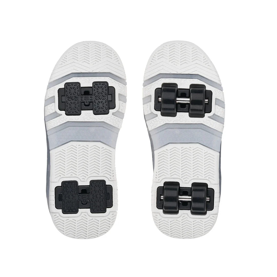 Kız Çocuk Patenli, Işıklı Rahat Mor Spor Ayakkabı&Sneaker | 4 Teker Kaykay Ayakkabı